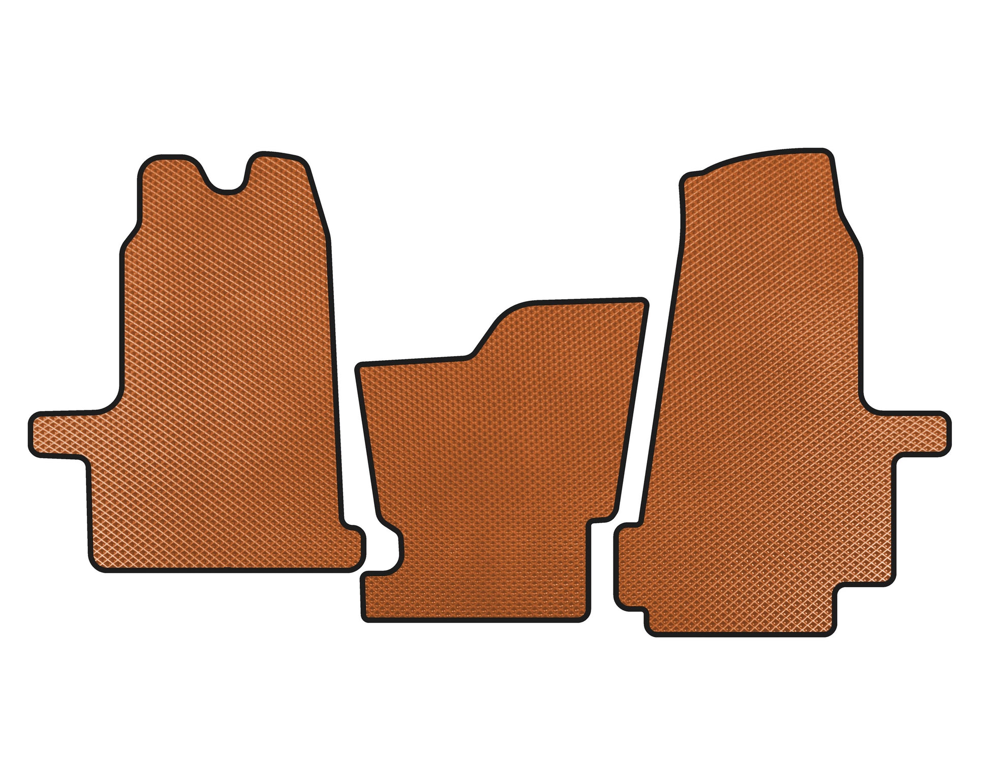 EVA Floor Mats (2000-2006, Automatic, Orange) for Ford Transit 2000-2014 - image 1