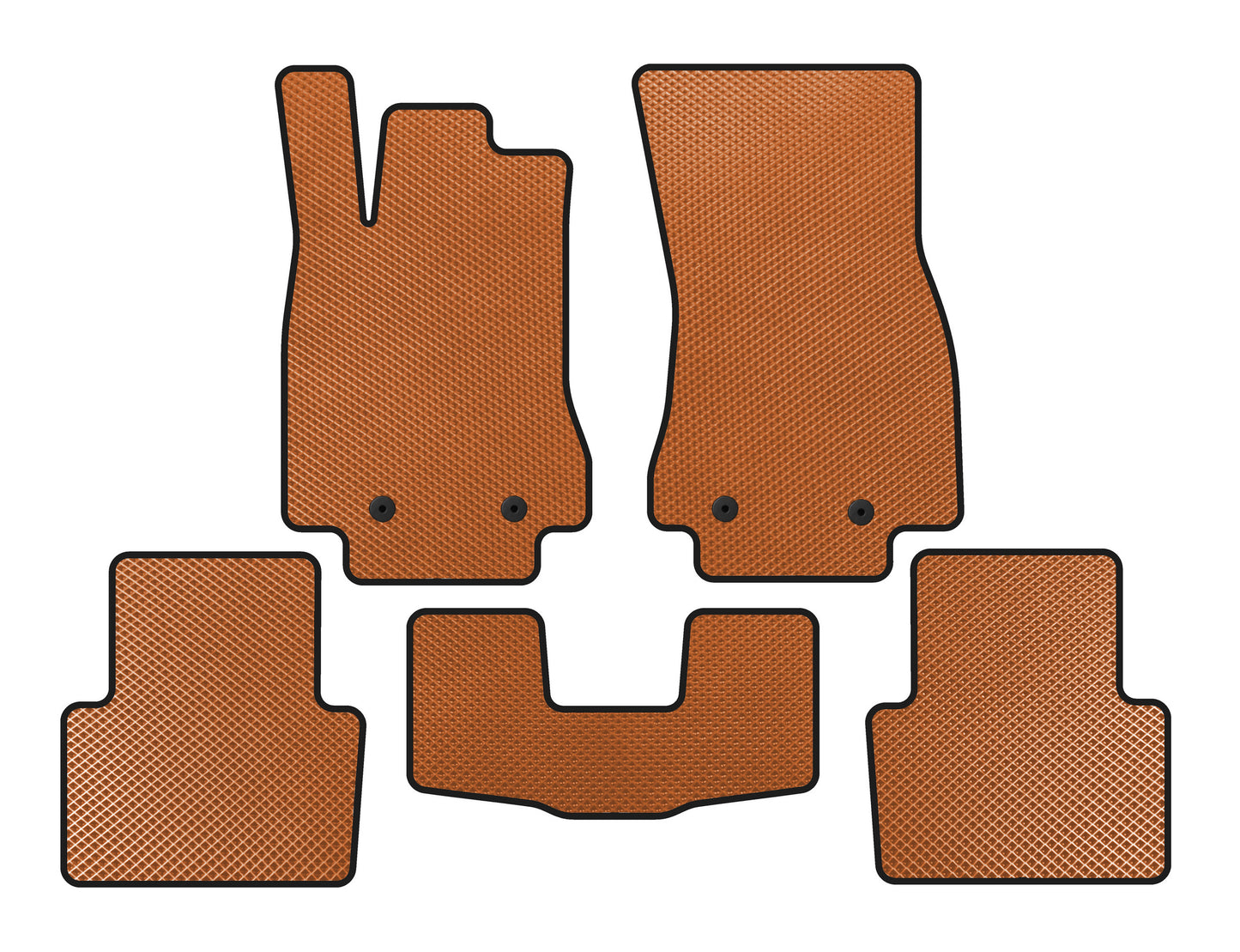 EVA Floor Mats (Orange) for Jaguar XF 2009-2016 - image 1