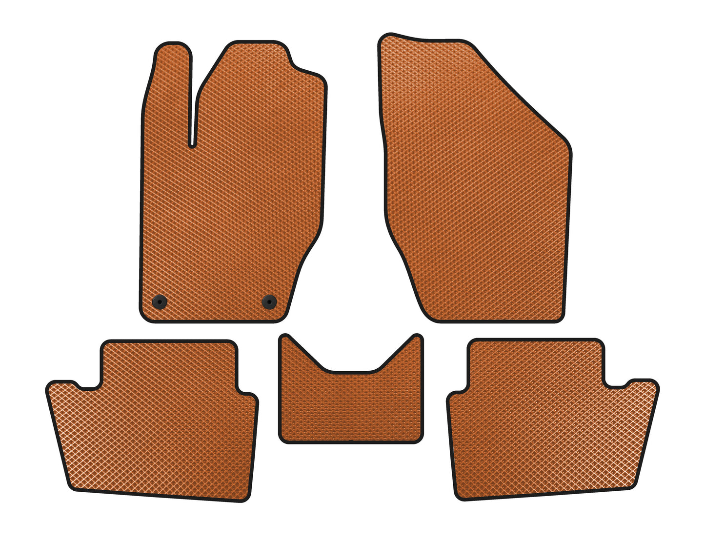 EVA Floor Mats (Orange) for Peugeot 408 2010-2018 - image 1