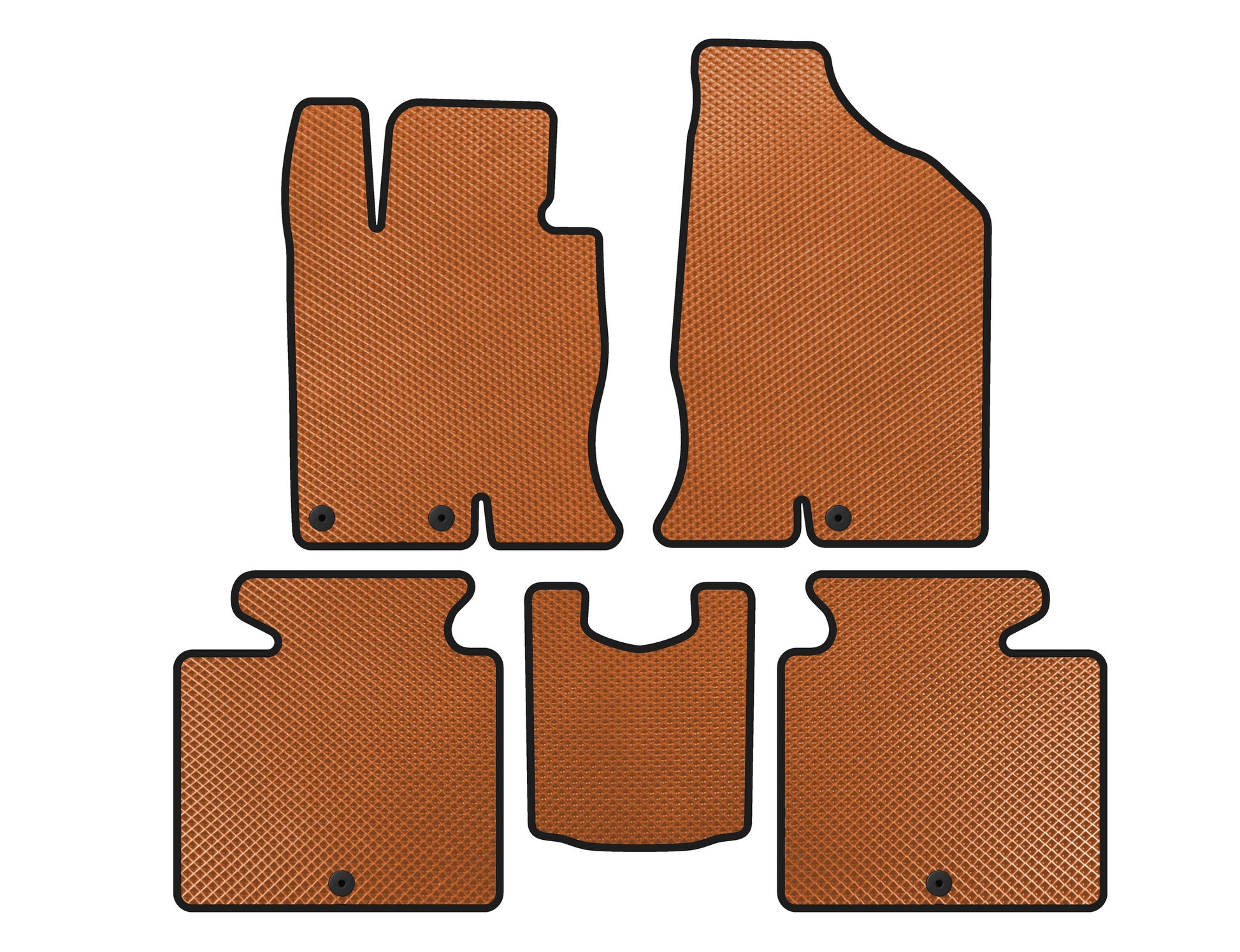 EVA Floor Mats (SD, Petrol, Orange) for Hyundai Grandeur 2011-2017 - image 1