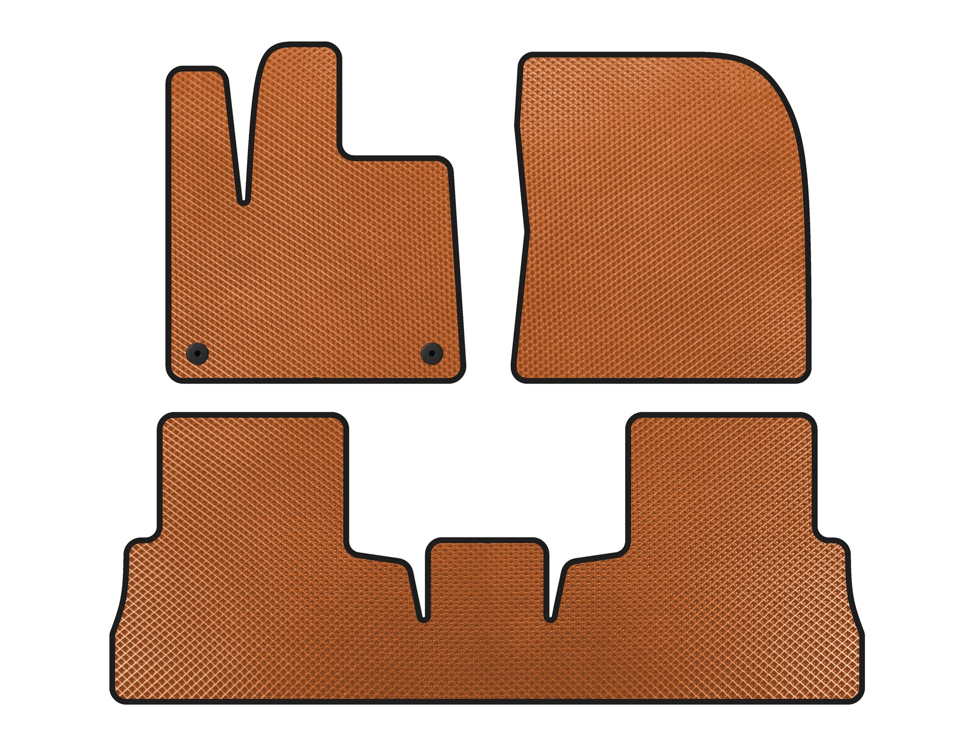EVA Floor Mats (Orange) for Opel Combo 2019- - image 1