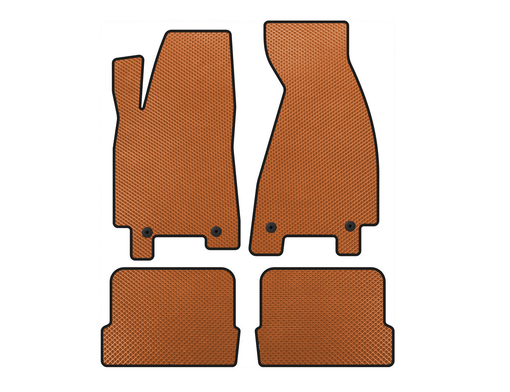 EVA Floor Mats (1991-1996, Coupe, Orange) for Audi 80/90 1987-1996 - image 1