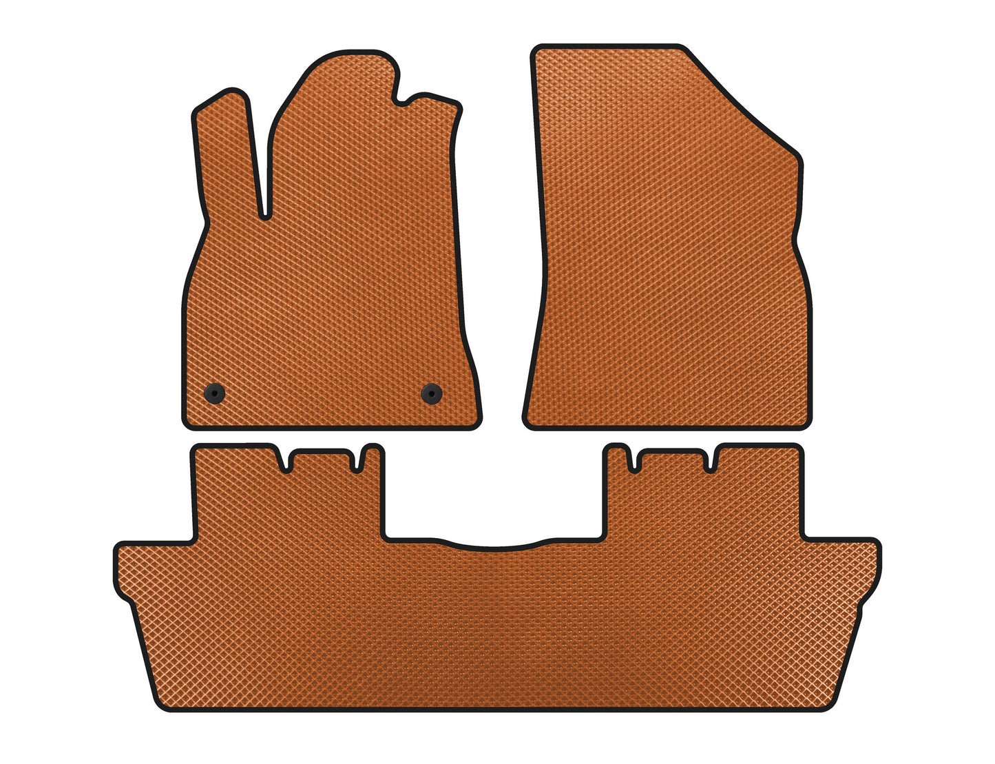 EVA Floor Mats (Orange) for Peugeot 5008 2009-2016 - image 1