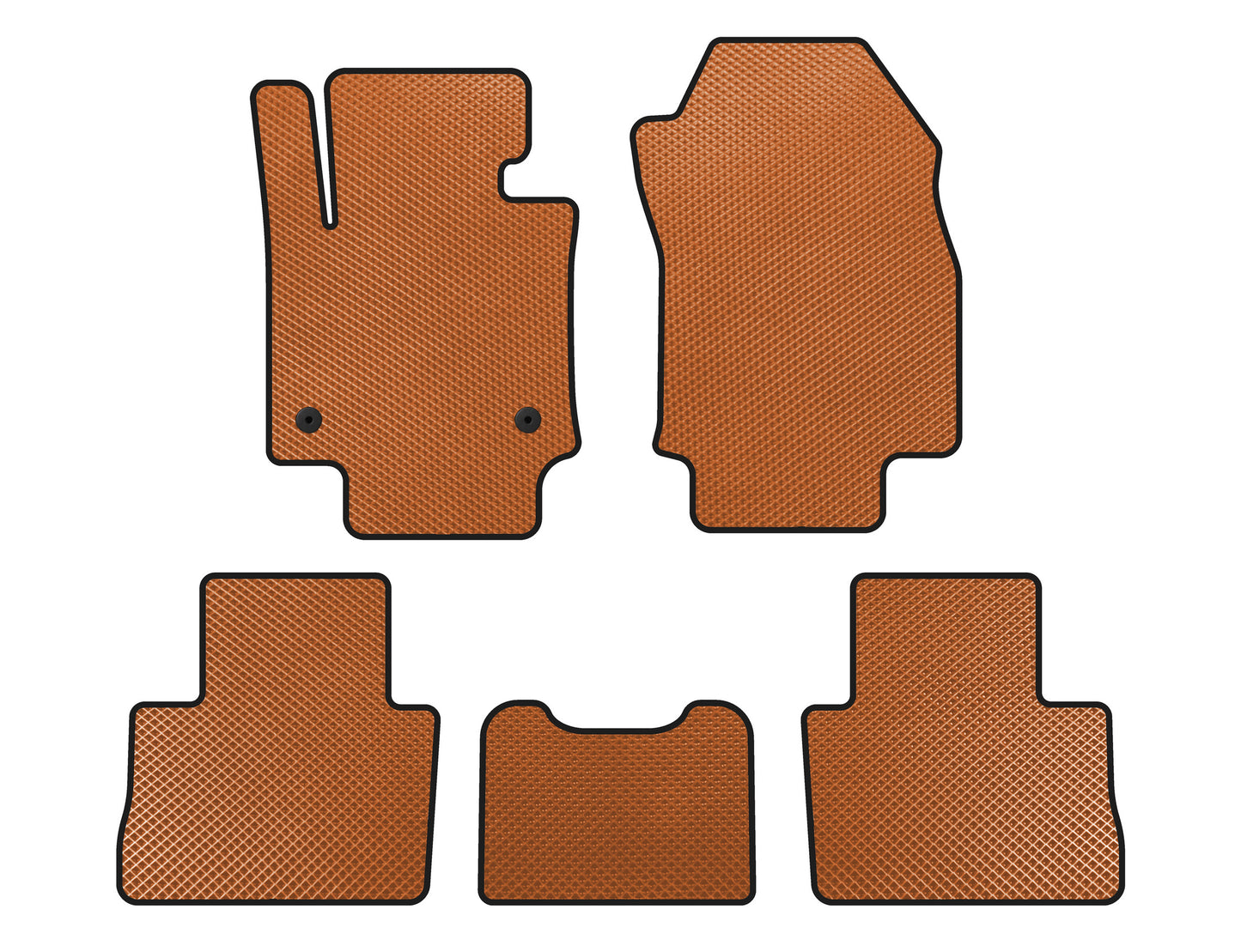 EVA Floor Mats (Orange) for Toyota Rav 4 2019- - image 1