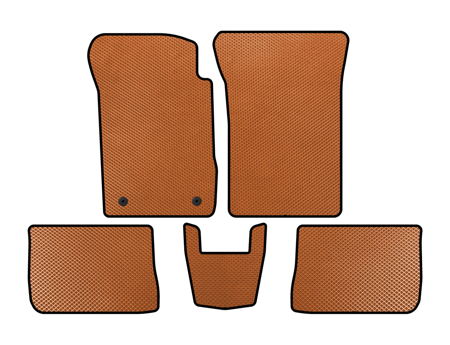 EVA Floor Mats (SD, Orange) for Renault Symbol 2008-2013 - image 1