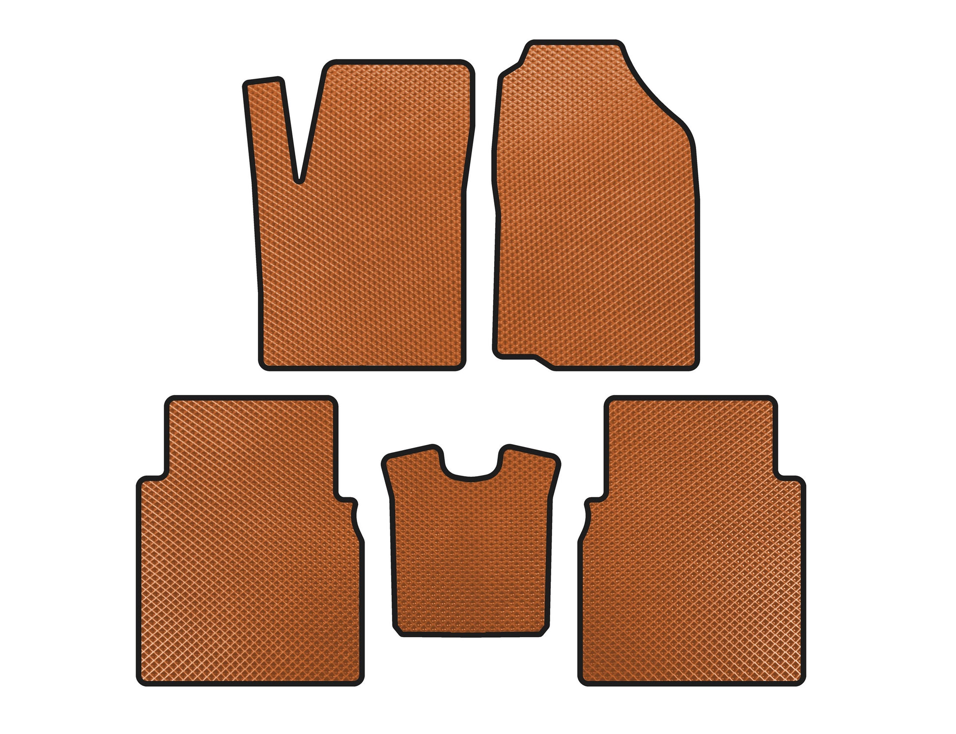 EVA Floor Mats (Orange) for JAC J6 2011-2019 - image 1