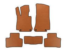 EVA Floor Mats (Orange) for Mercedes EQC 2019-2023 - image 1