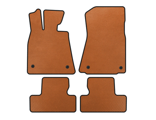 EVA Floor Mats (Coupe, Orange) for Lexus RC 200t 2014- - image 1