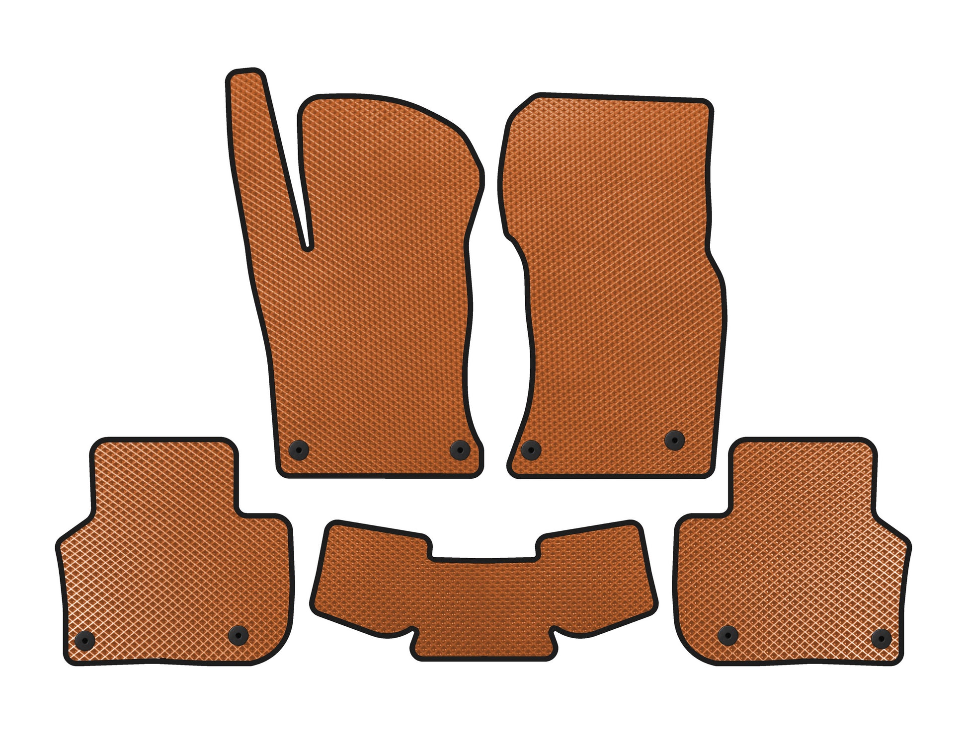 EVA Floor Mats (Orange) for Jaguar XF 2016- - image 1