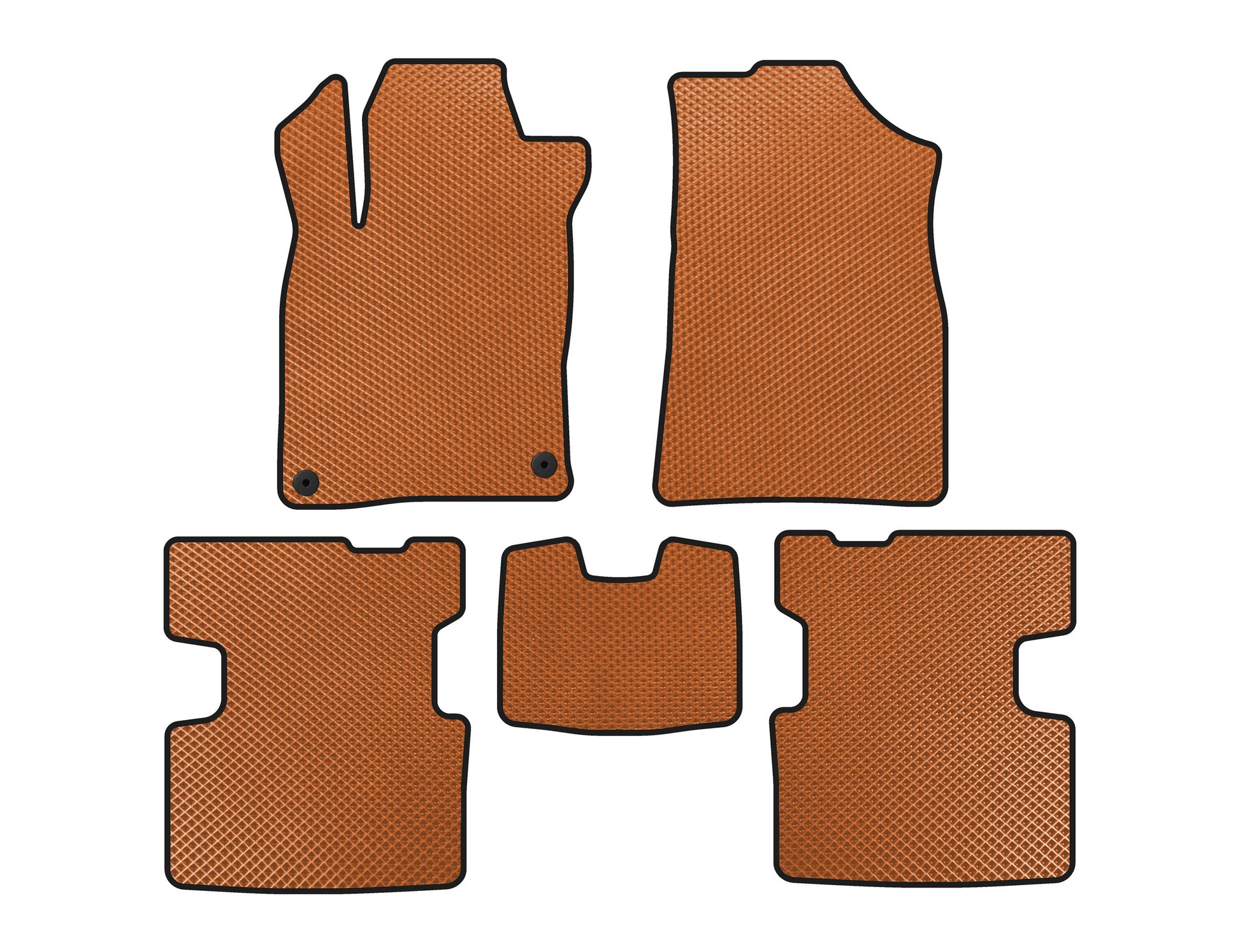 EVA Floor Mats (Orange) for Honda Insight III 2018-2022 - image 1