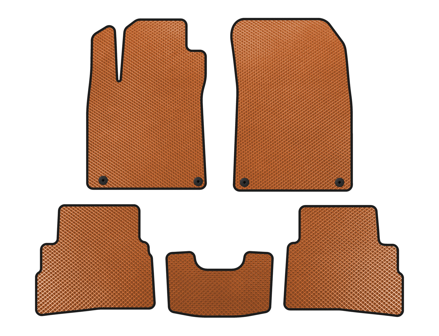 EVA Floor Mats (Orange) for Suzuki Kizashi 2009-2016 - image 1