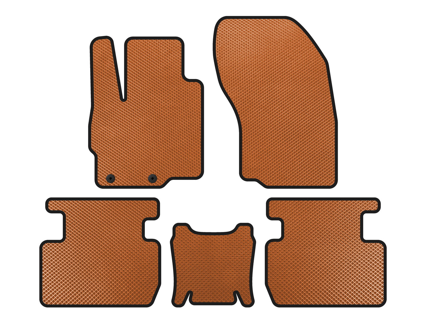 EVA Floor Mats (Orange) for Mitsubishi Outlander 2021- - image 1