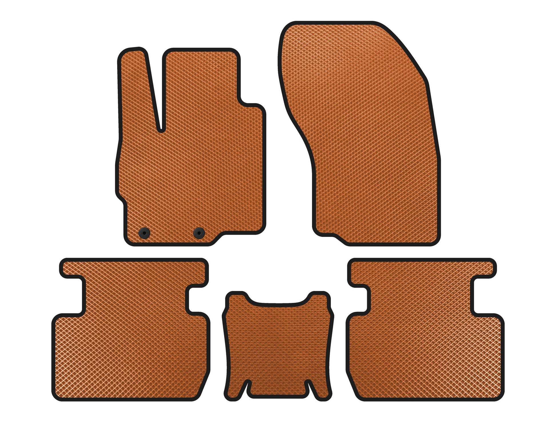 EVA Floor Mats (Orange) for Mitsubishi Outlander 2021- - image 1
