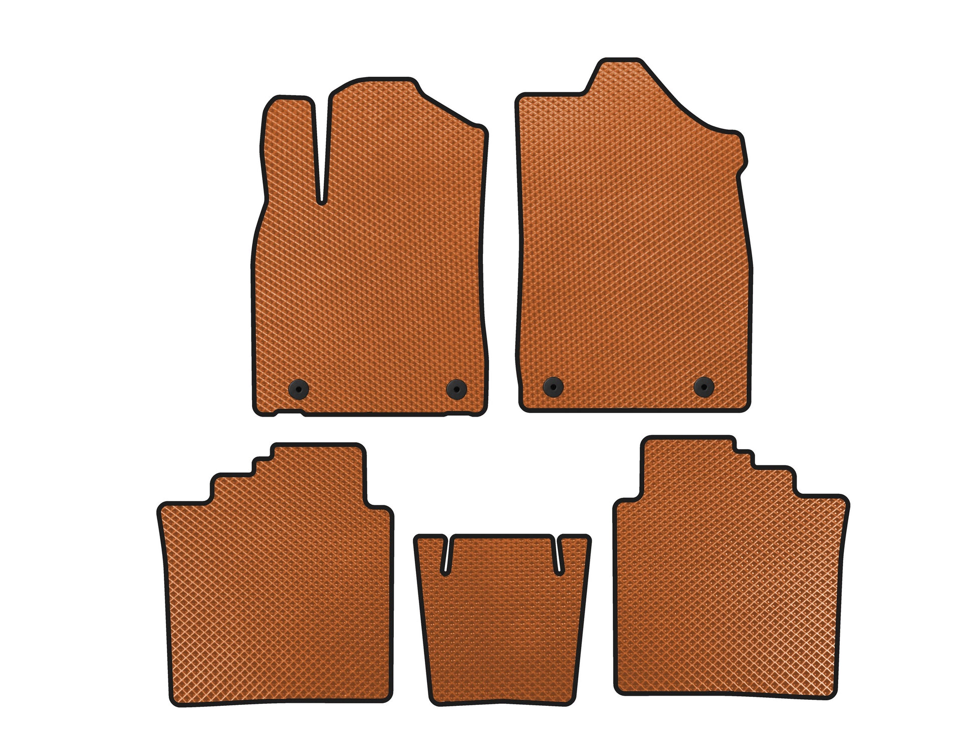 EVA Floor Mats (Orange) for Lexus ES 2012-2018 - image 1