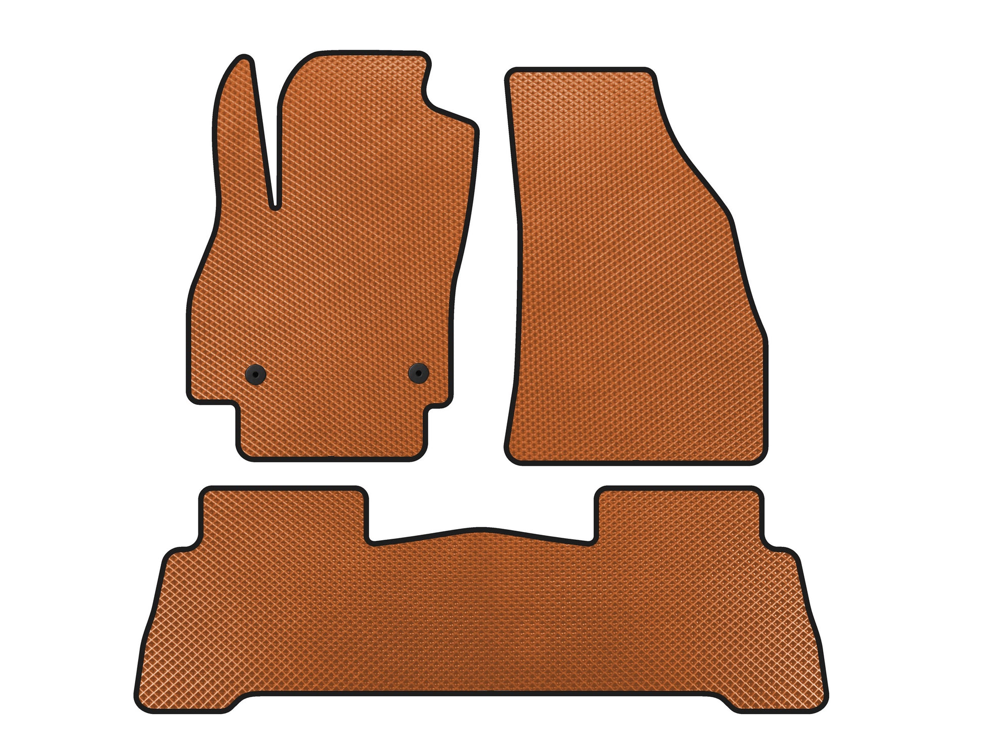 EVA Floor Mats (For Fiorino, Orange) for Fiat Fiorino/Qubo 2008-2024 - image 1
