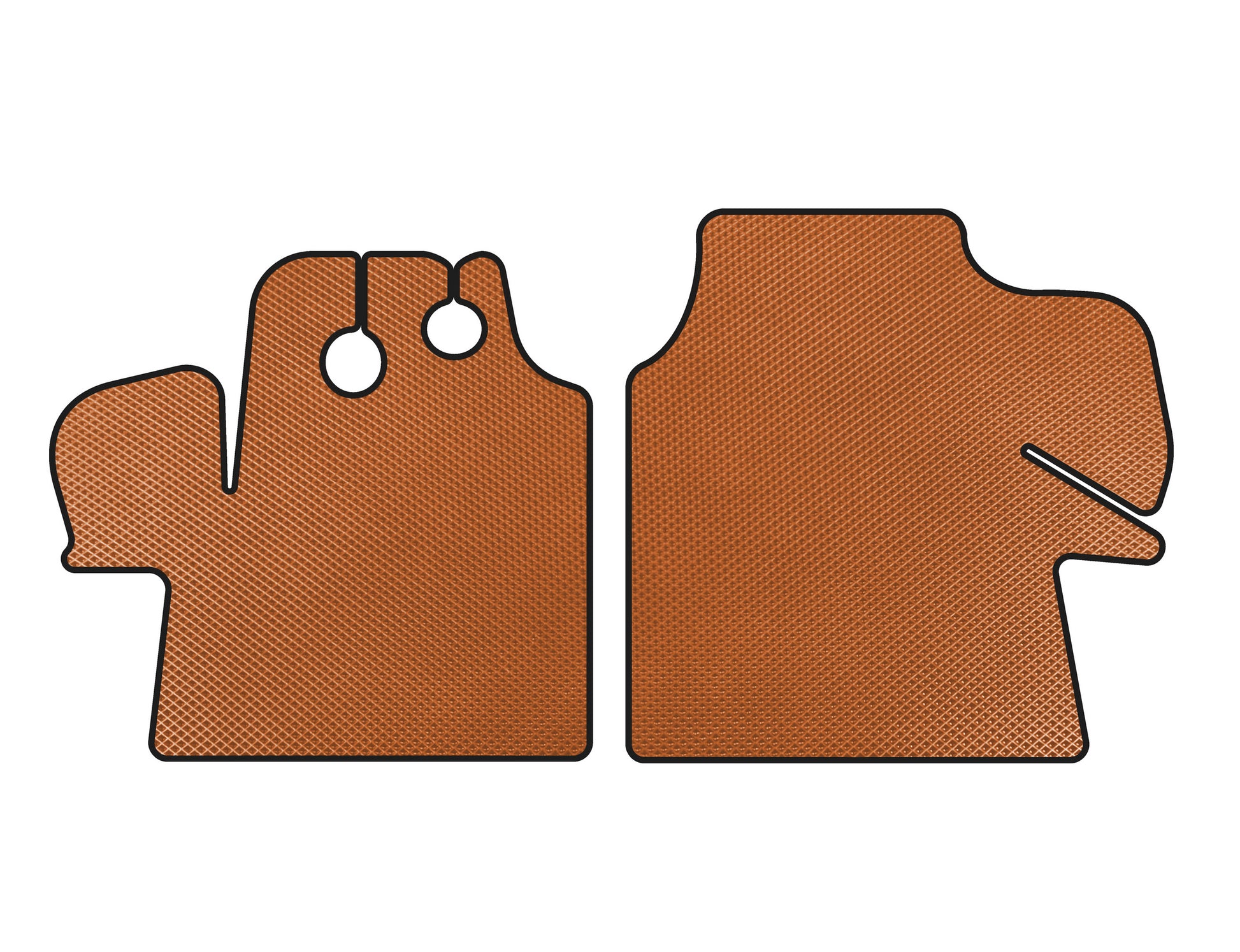 EVA Floor Mats (2002-2006, Orange) for Fiat Ducato 1995-2006 - image 1