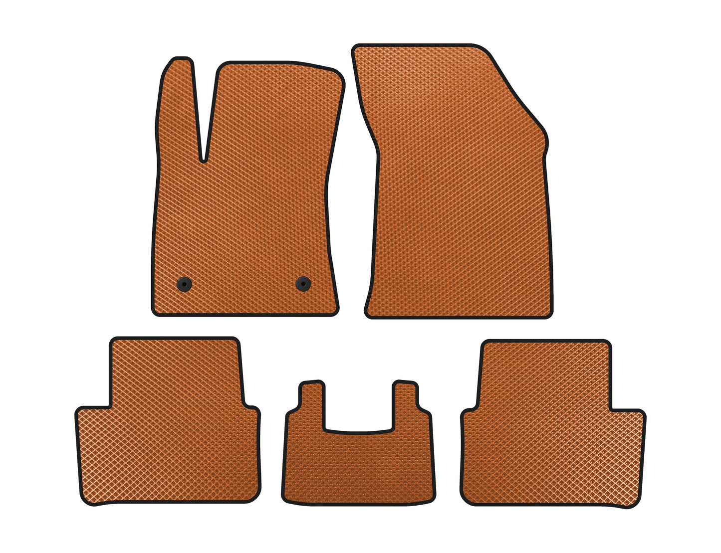 EVA Floor Mats (2016-2020, SW, Orange) for Renault Megane IV 2016-2025 - image 1