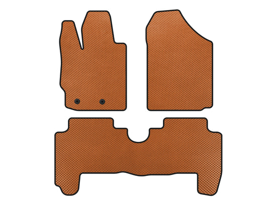 EVA Floor Mats (Hatchback, 5-Door, Orange) for Toyota Yaris 2006-2011 - image 1