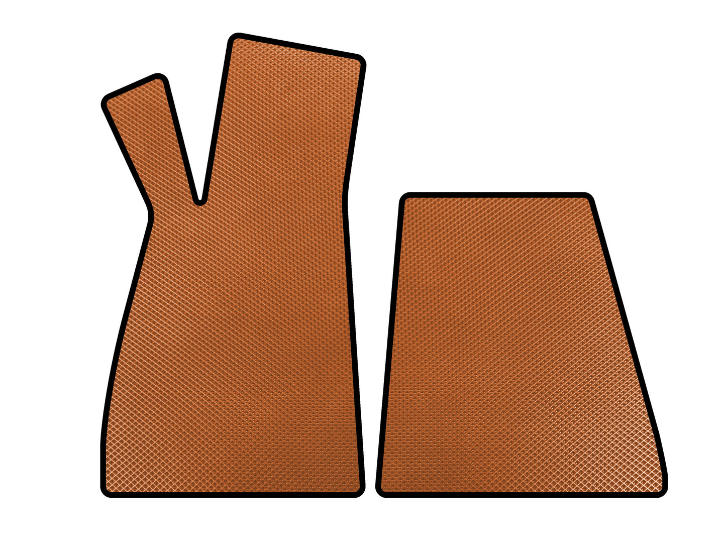 EVA Floor Mats (Orange) for Smart 1998-2007 - image 1