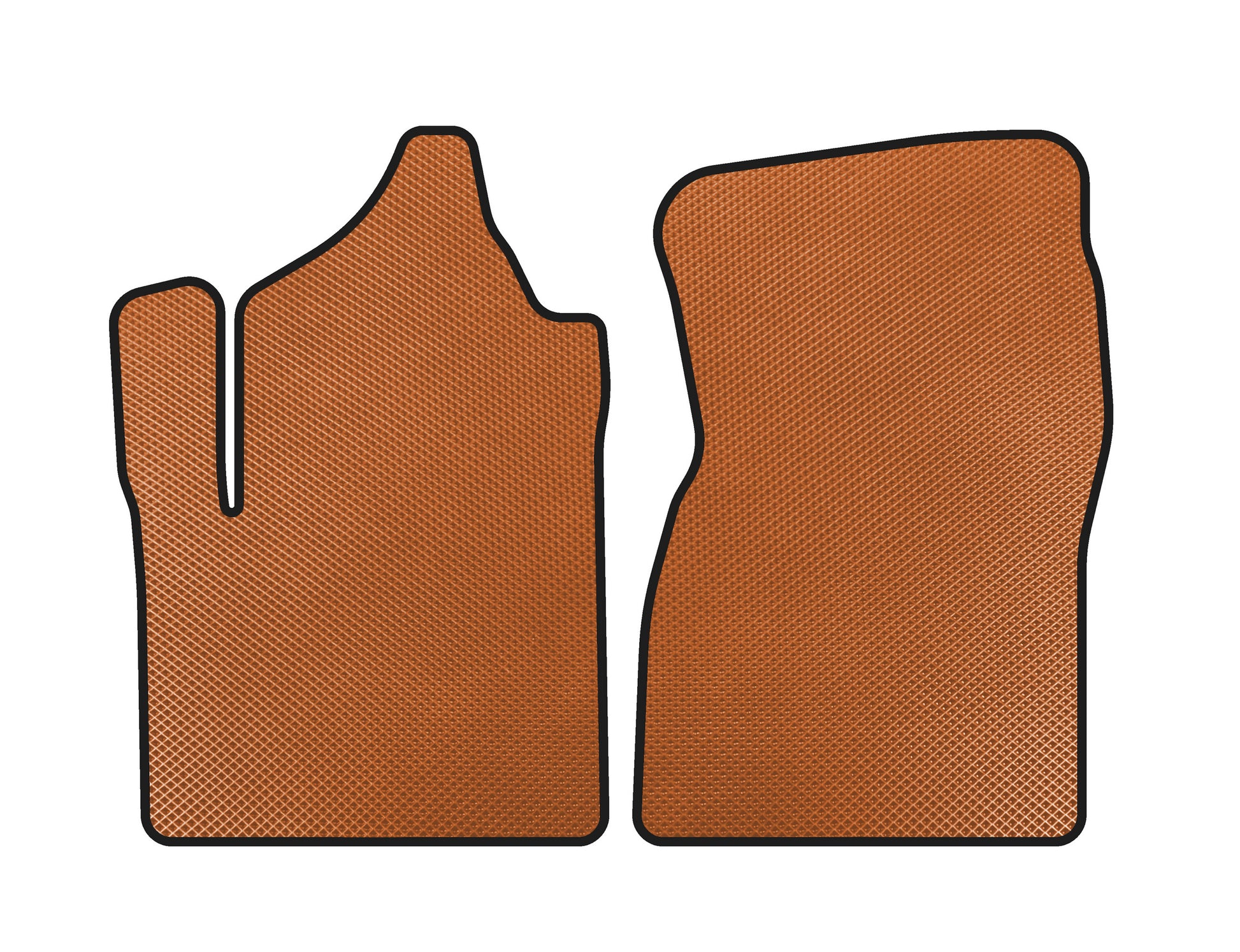 EVA Floor Mats (Orange) for GMC Sierra 2013-2019 - image 1