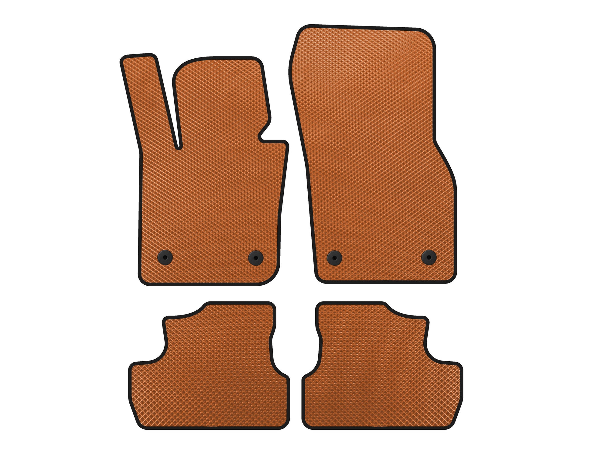 EVA Floor Mats (for S F56, Orange) for Mini Cooper F55/56/57 2014-2023 - image 1
