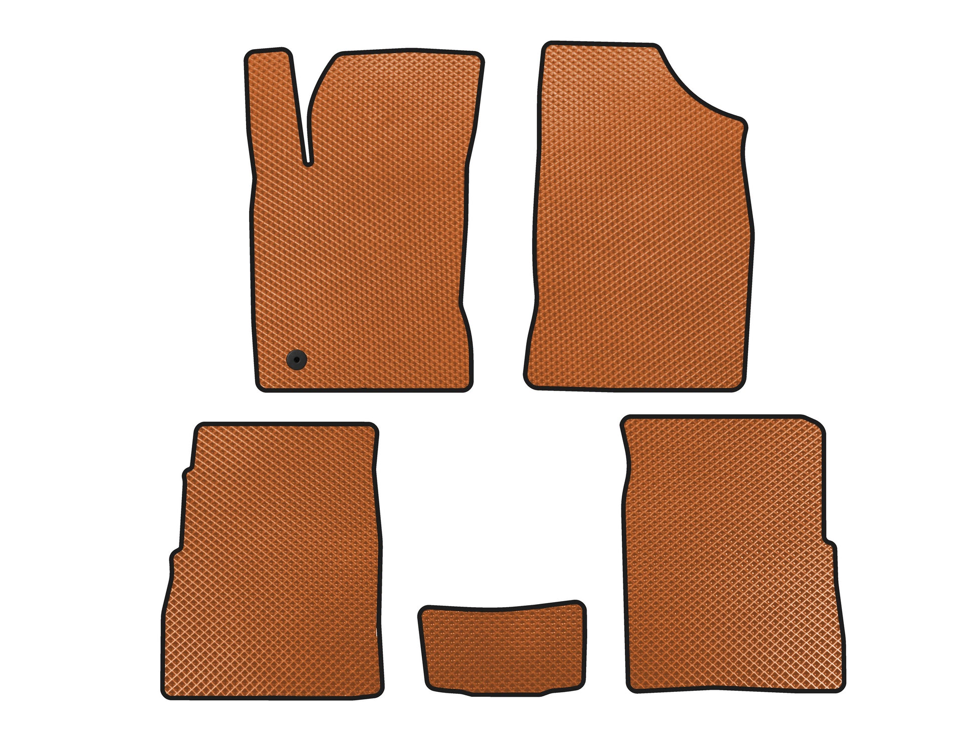 EVA Floor Mats (HB, 5-Door, Facelift, Orange) for Chrysler PT Cruiser 2000-2010 - image 1