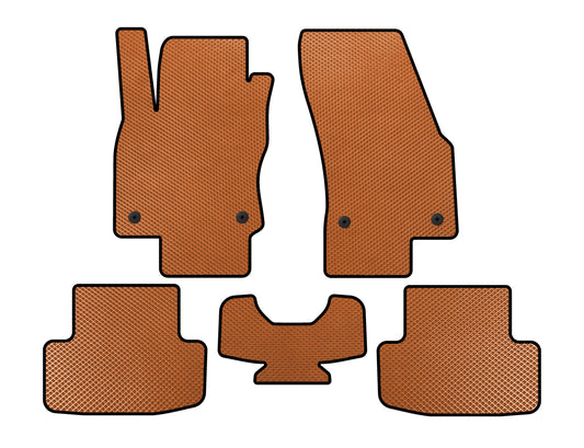 EVA Floor Mats (Orange) for Skoda Karoq 2018- - image 1