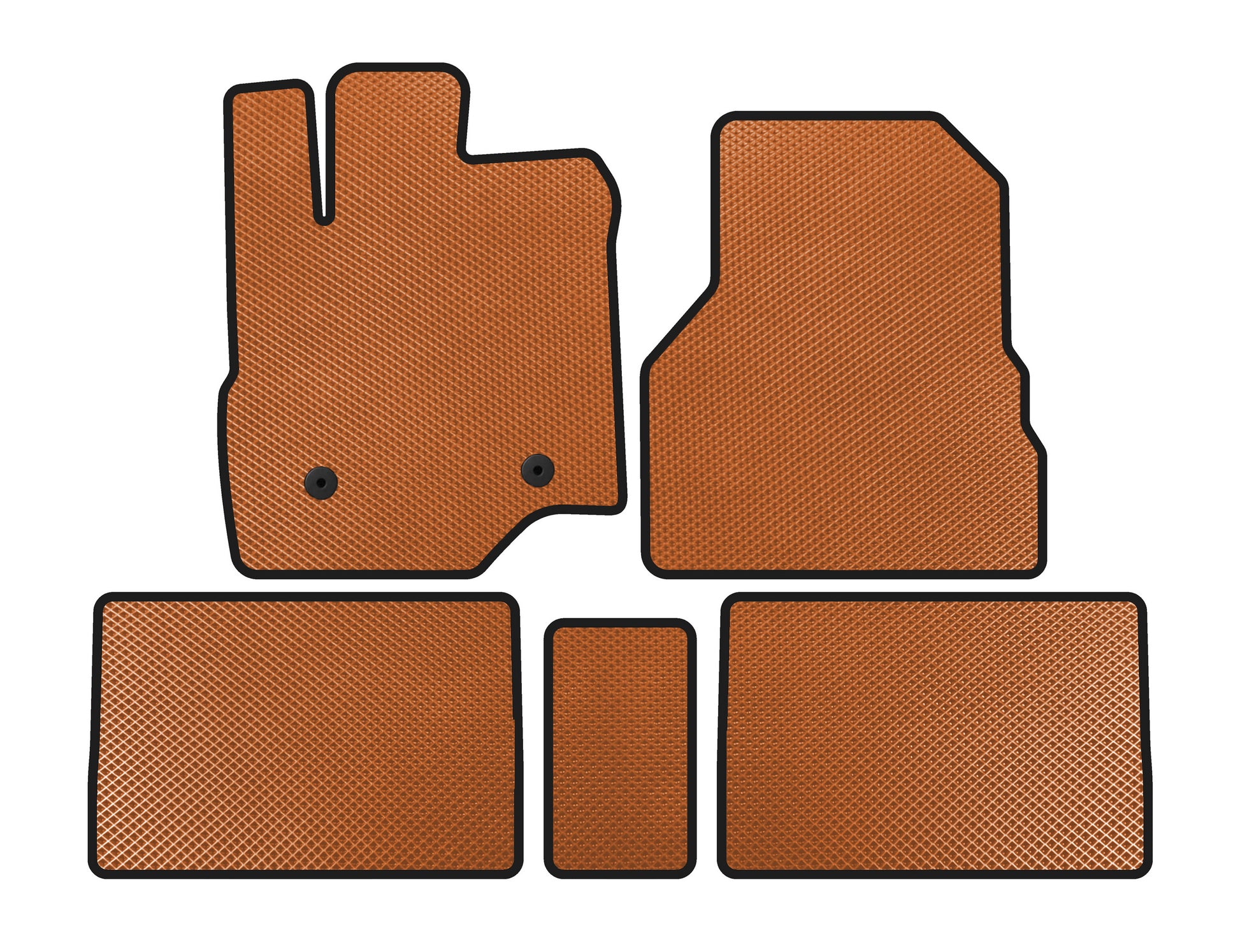 EVA Floor Mats (Orange) for GMC Terrain 2009-2017 - image 1