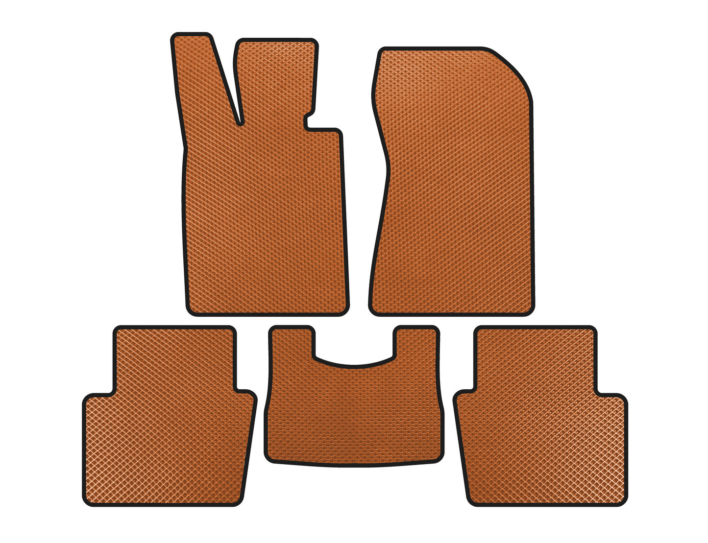 EVA Floor Mats (Orange) for Honda Legend 2004-2012 - image 1