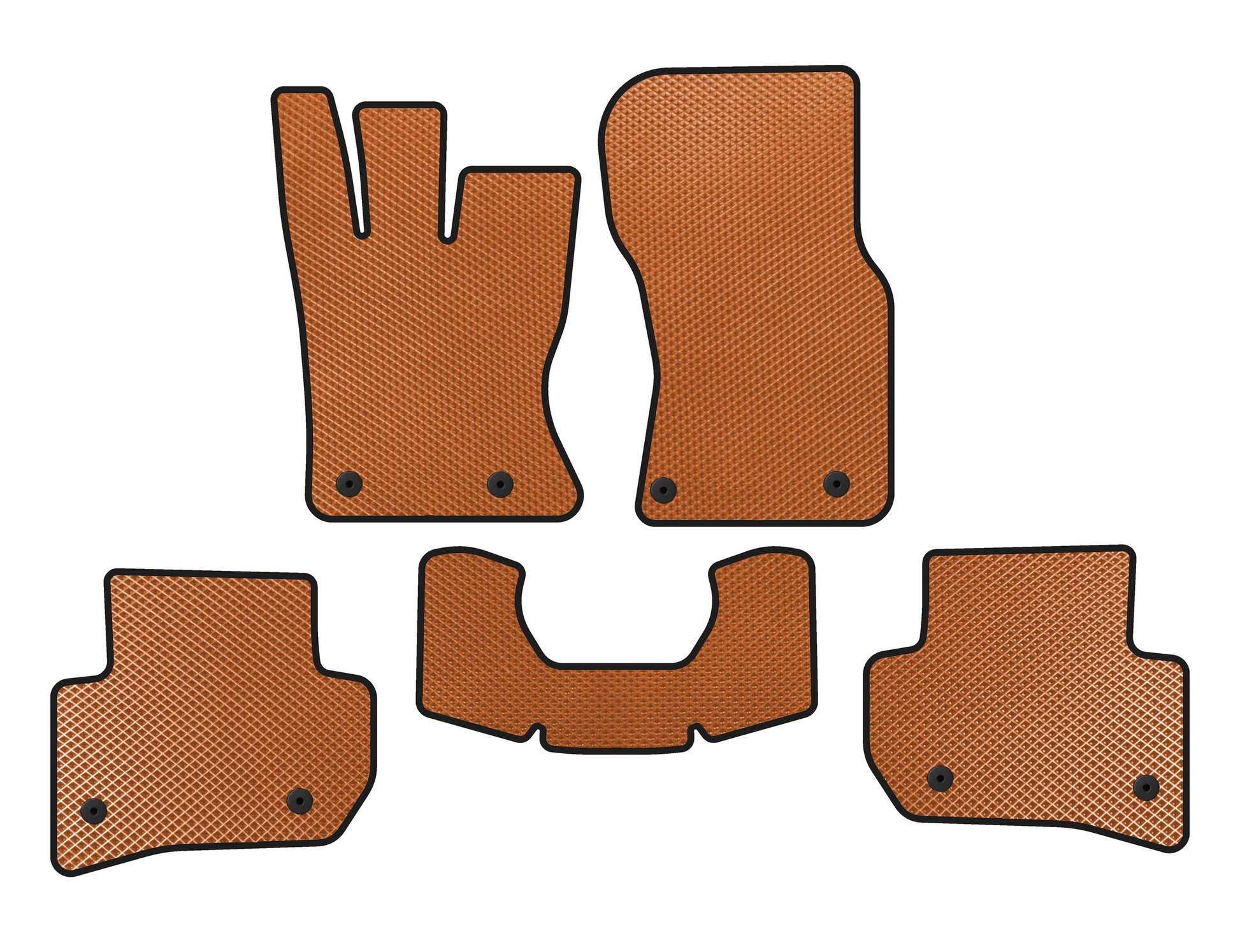 EVA Floor Mats (Orange) for Jaguar F-PACE 2016- - image 1