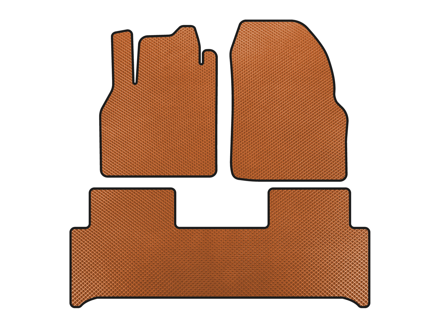 EVA Floor Mats (Orange) for Renault Scenic/Grand 2003-2009 - image 1