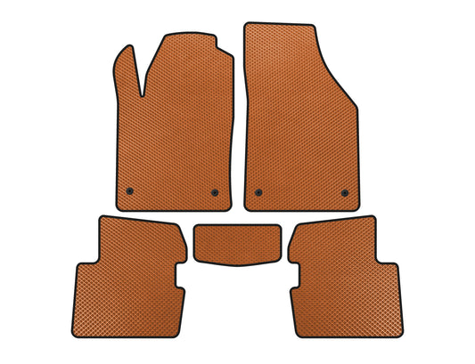 EVA Floor Mats (SD, Orange) for Dodge Dart 2012-2017 - image 1
