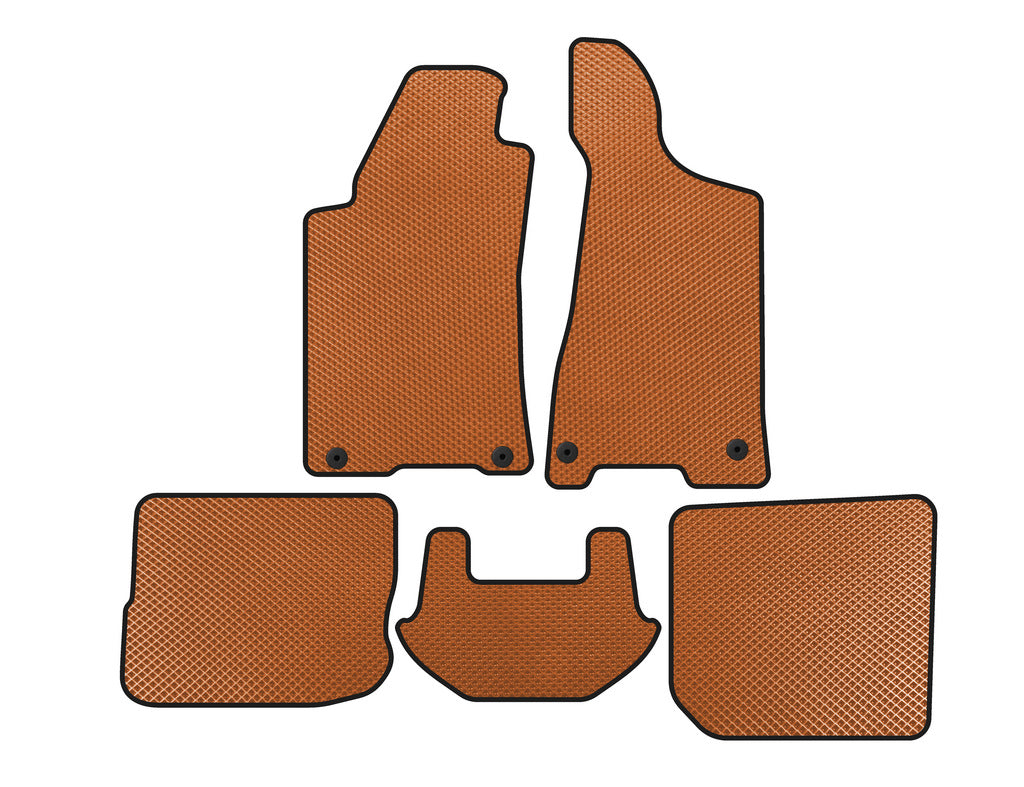 EVA Floor Mats (1991-1996, Sedan, Orange) for Audi 80/90 1987-1996 - image 1