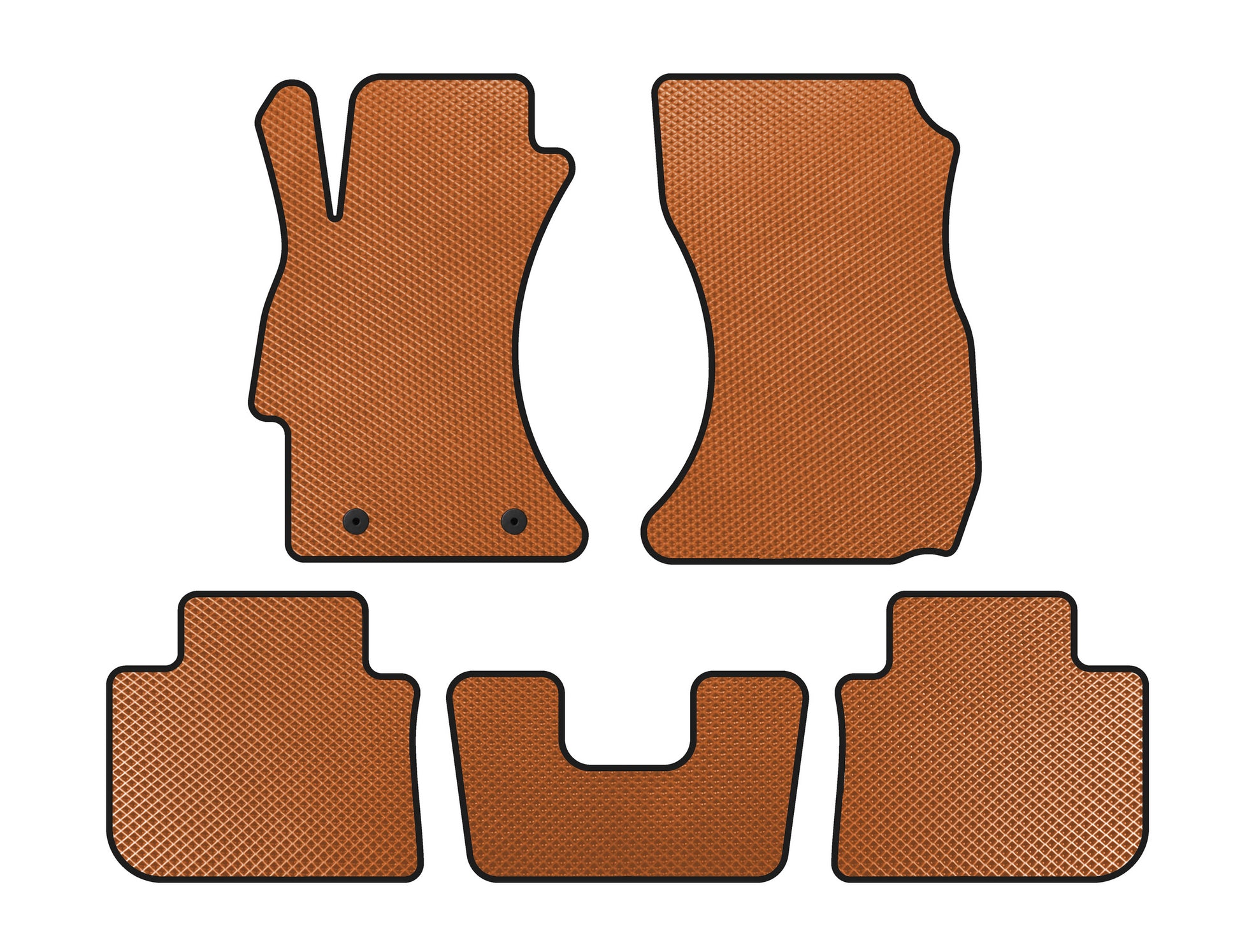 EVA Floor Mats (SD, Orange) for Subaru WRX 2014- - image 1