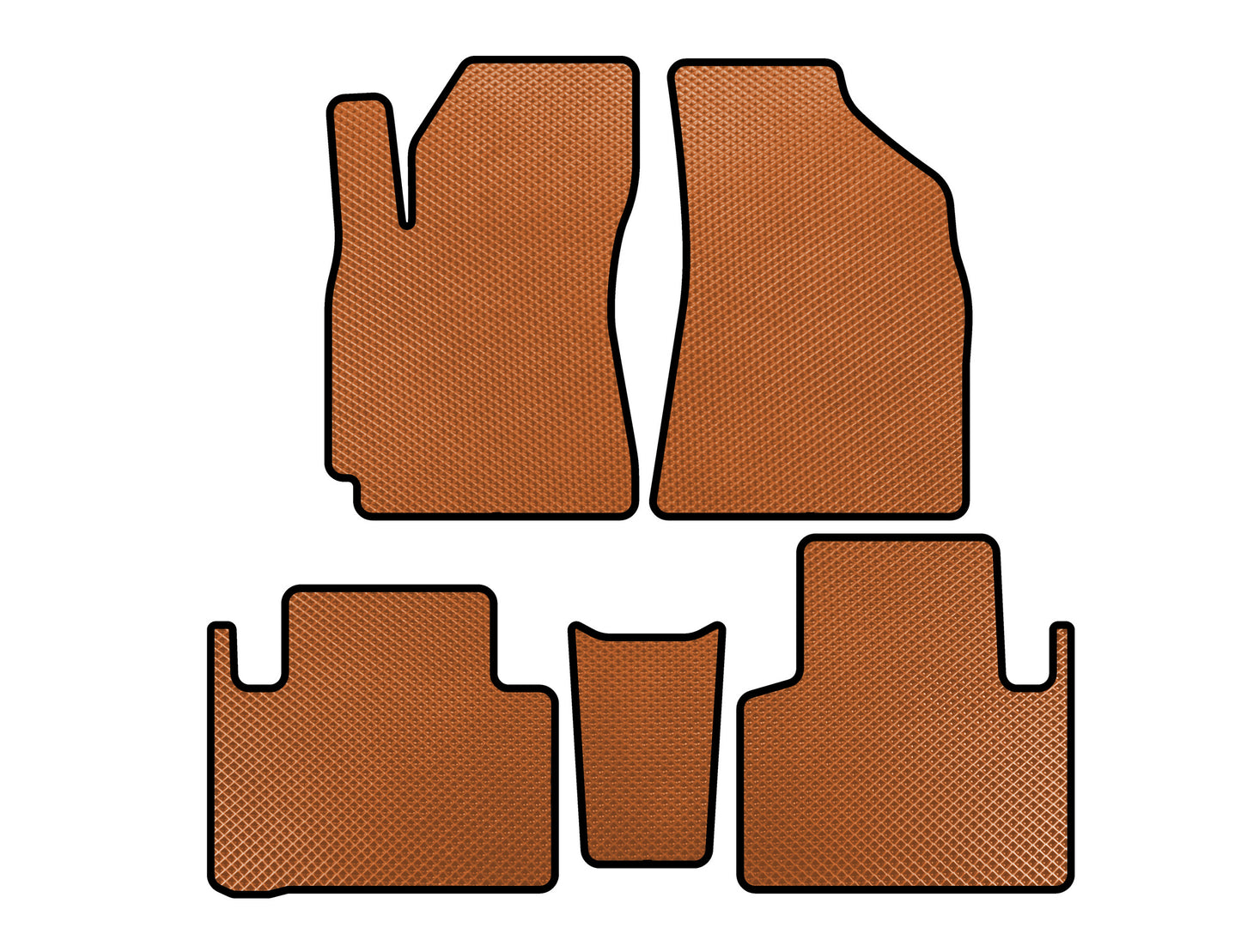 EVA Floor Mats (Orange) for Geely Emgrand X7 2011- - image 1