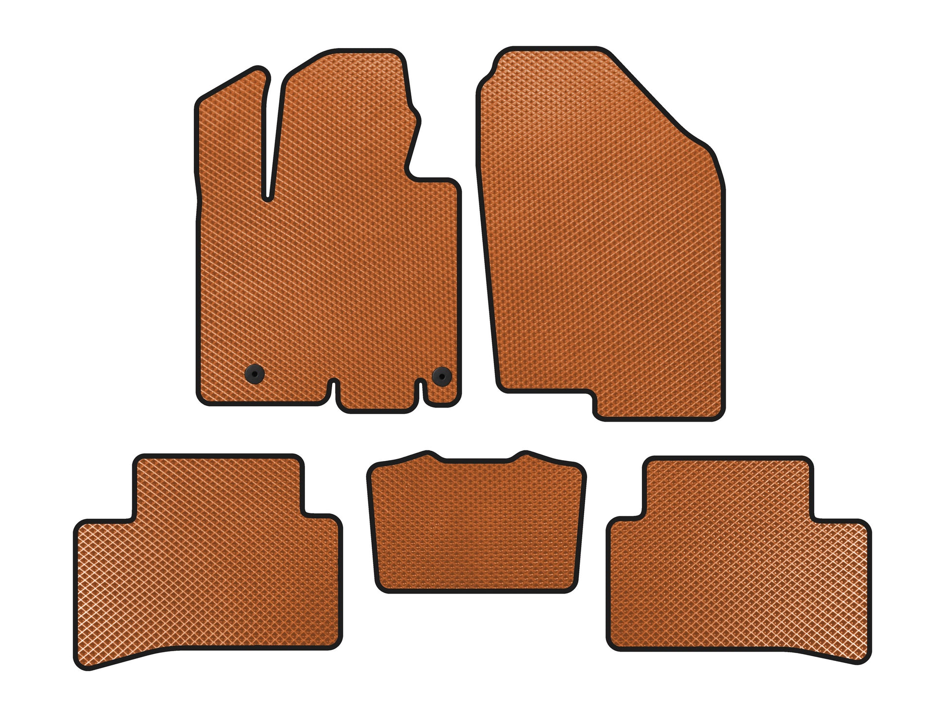 EVA Floor Mats (Orange) for Hyundai Tucson NX4 2021- - image 1