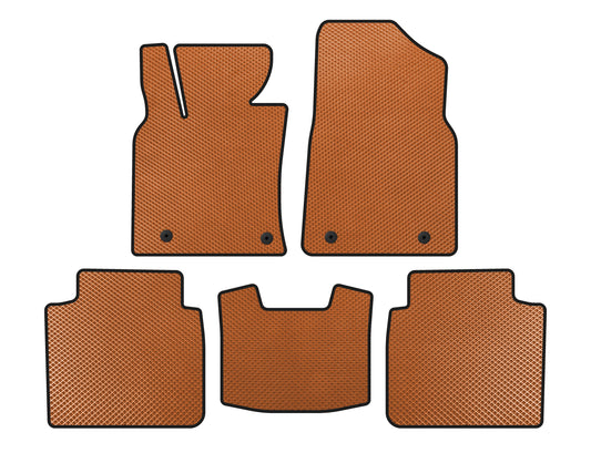 EVA Floor Mats (SD, Orange) for Lexus ES 2018- - image 1