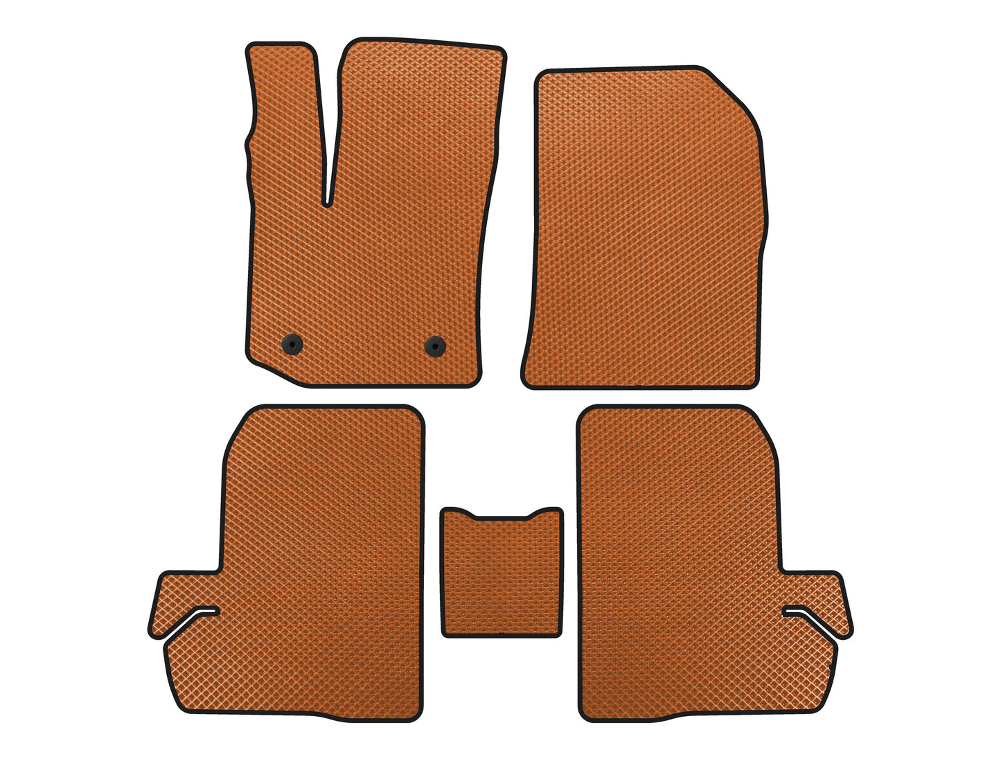 EVA Floor Mats (Orange) for Renault Dokker 2013-2022 - image 1