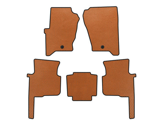 EVA Floor Mats (Orange) for Land Rover Discovery III 2004-2009 - image 1