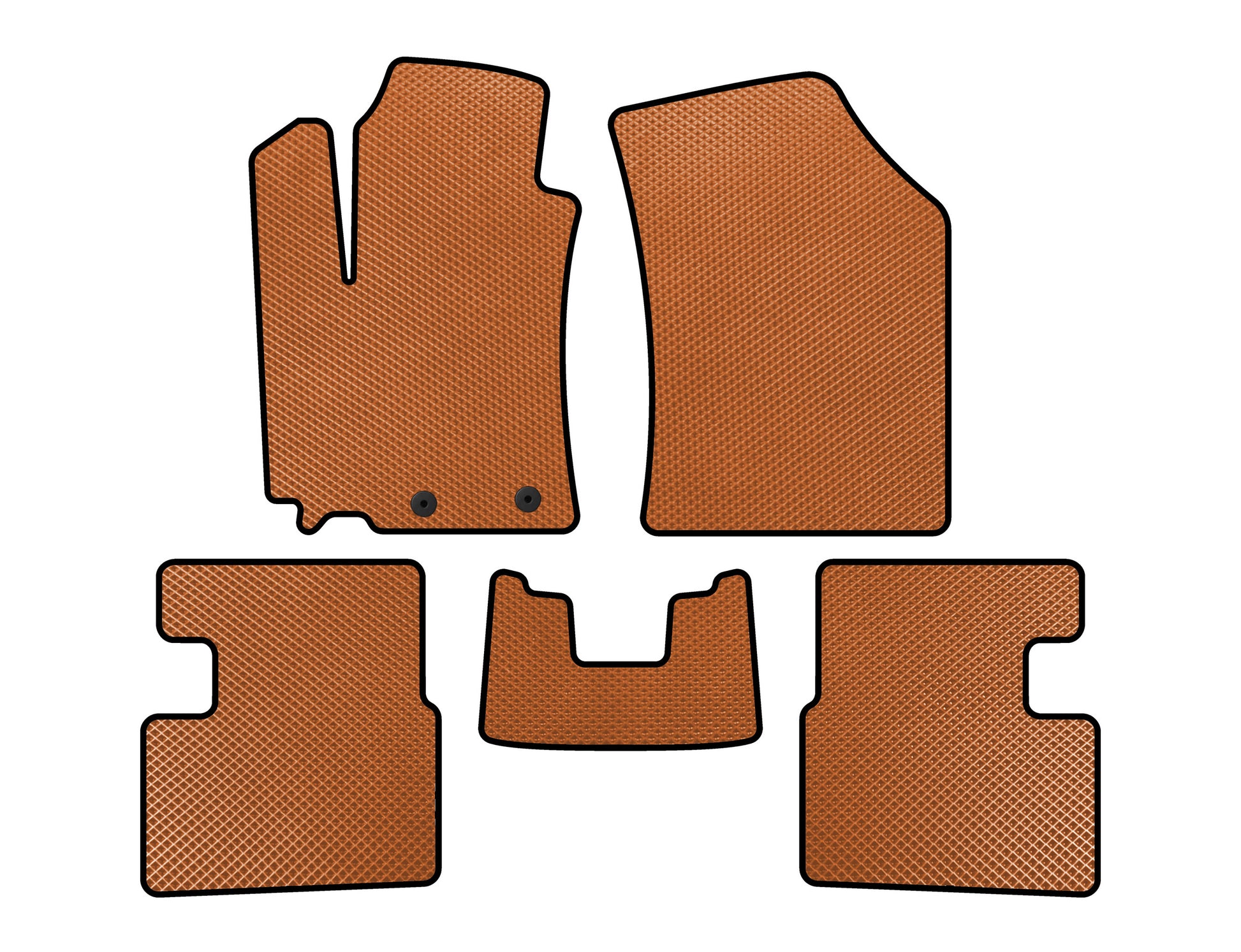 EVA Floor Mats (Hatchback, 5-Door, Orange) for Suzuki Swift 2010-2017 - image 1