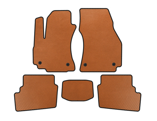 EVA Floor Mats (2 Rows, 2003-2005, 7-Seater, Orange) for Opel Zafira A 1998-2005 - image 1