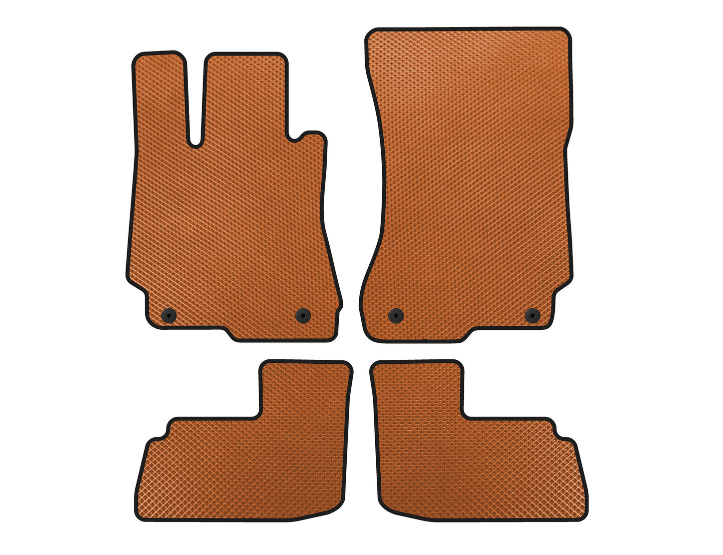 EVA Floor Mats (Orange) for Mercedes CL-class C216 2006-2014 - image 1