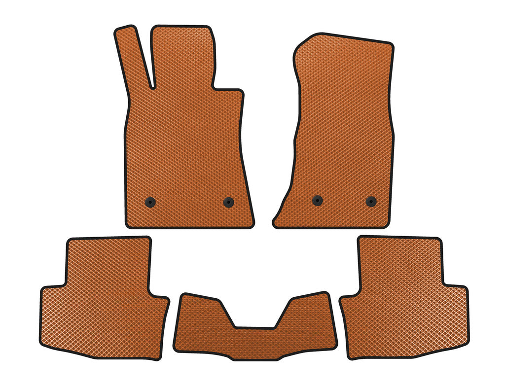 EVA Floor Mats (SD, Orange) for Cadillac ATS 2012-2019 - image 1