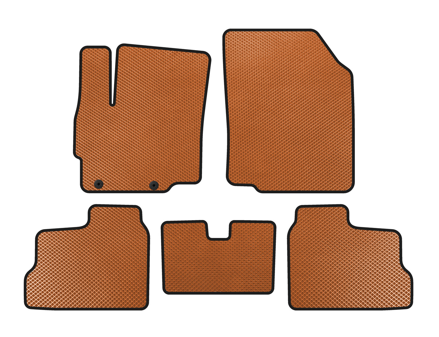 EVA Floor Mats (for Mirage, HB, Orange) for Mitsubishi Space Star/Mirage 2012- - image 1
