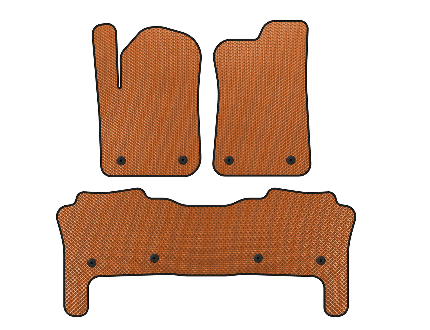 EVA Floor Mats (Orange) for Infiniti QX56 2010-2013 - image 1