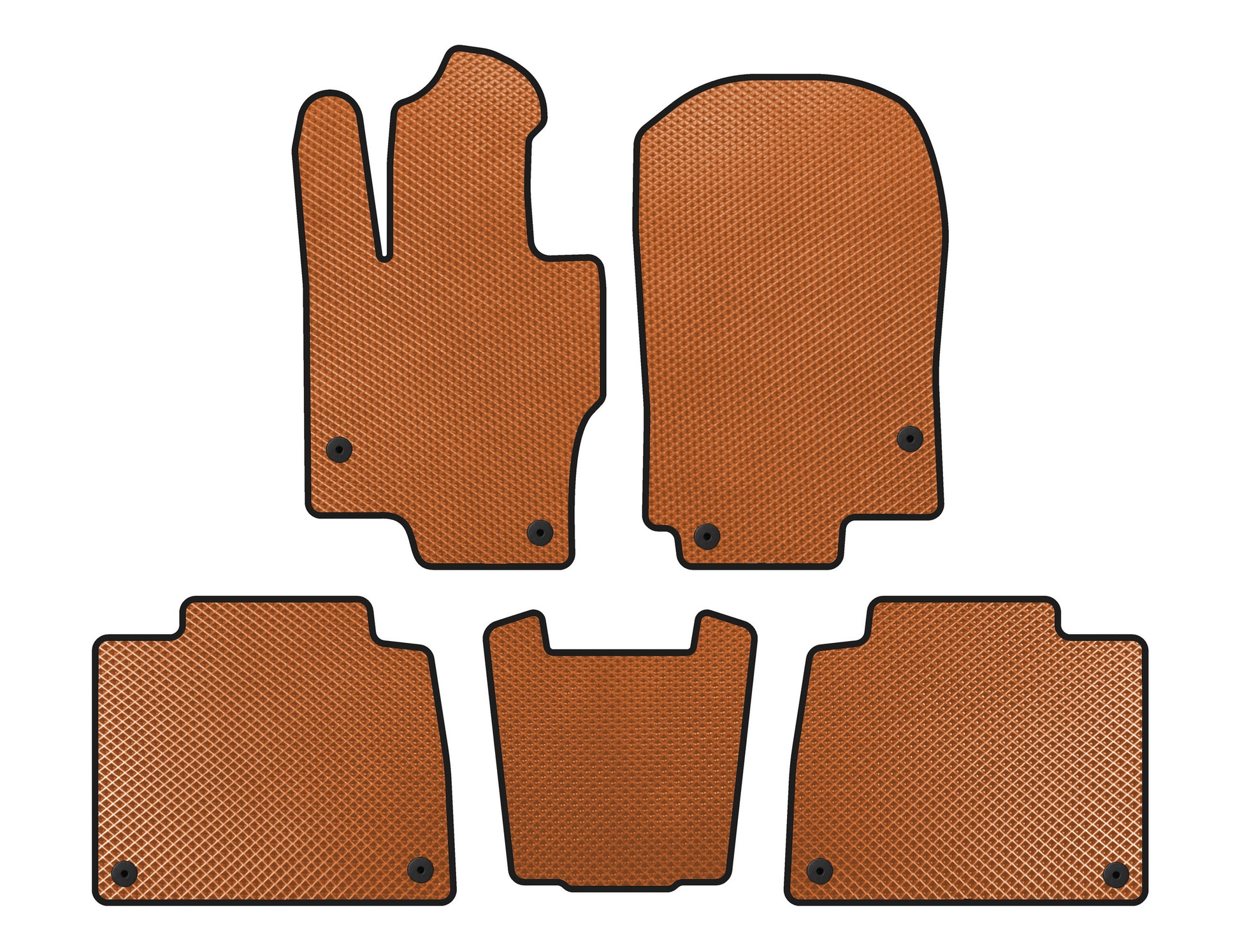EVA mats (Orange) for Mercedes GLE W167 - image 3