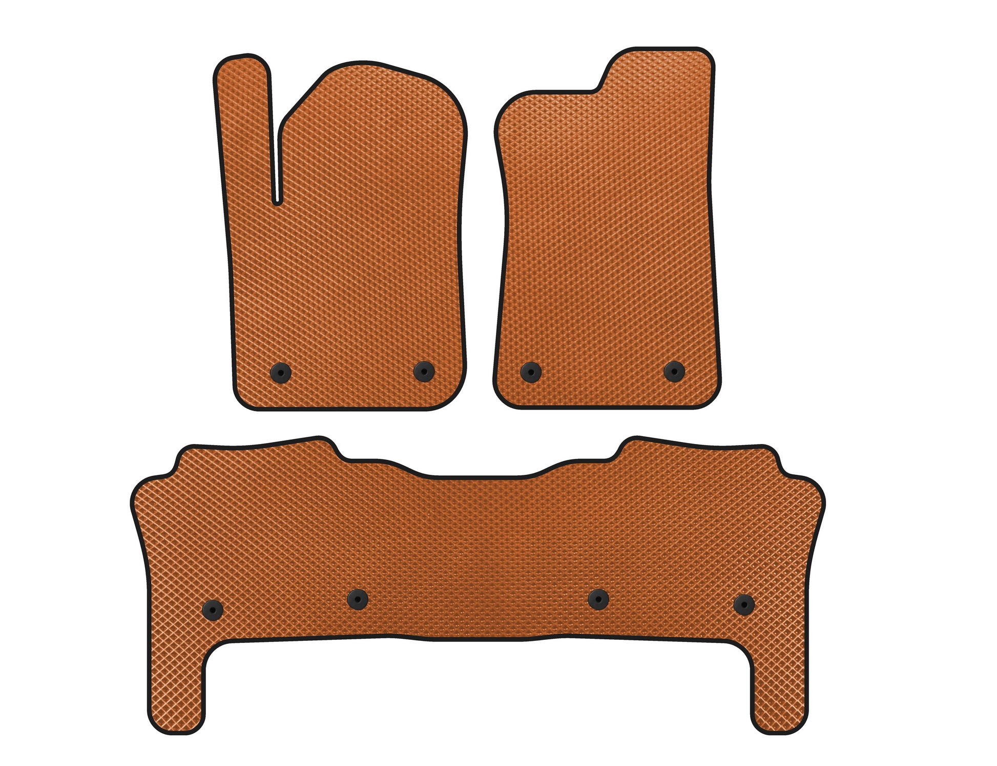 EVA Floor Mats (Orange) for Infiniti QX56 2010-2013 - image 1