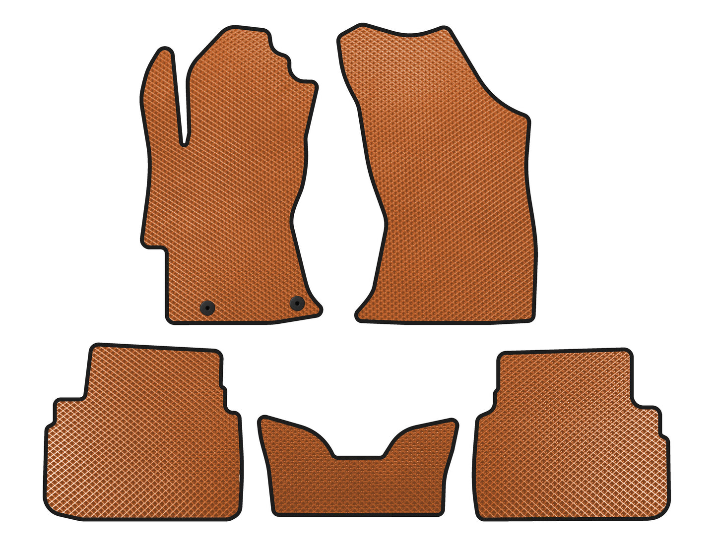 EVA Floor Mats V2 (Orange) for Subaru XV 2017-2023 - image 1