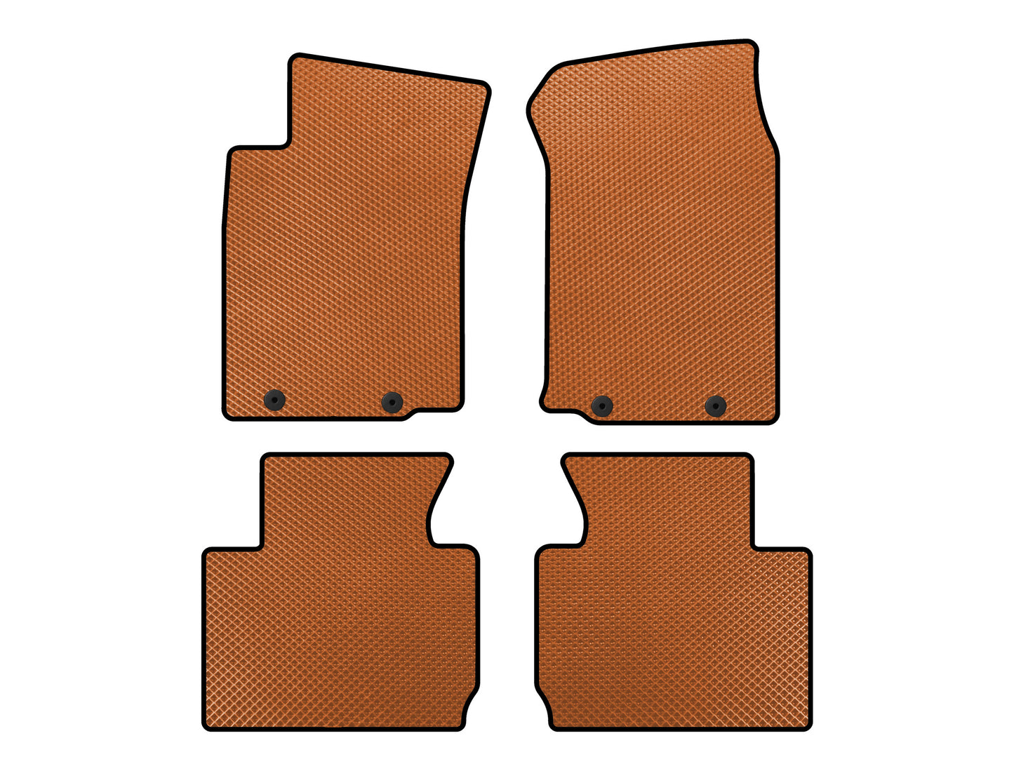 EVA Floor Mats (Orange) for Toyota Tacoma 2004-2015 - image 1