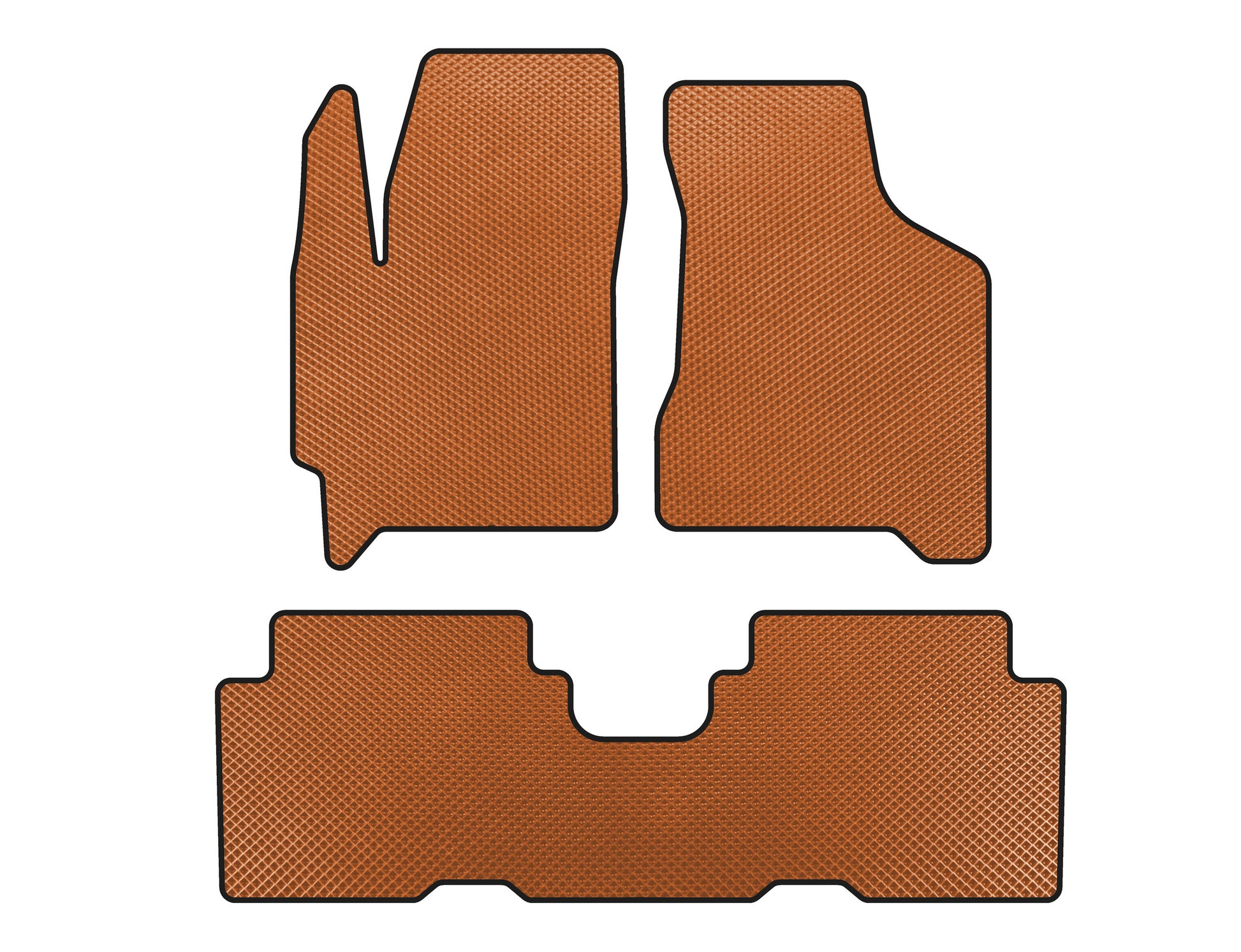 EVA Floor Mats (Orange) for Kia Carens 1999-2012 - image 1